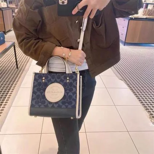 11 Coach Large Tote Bag Women Luxury Canvas Leather Designer