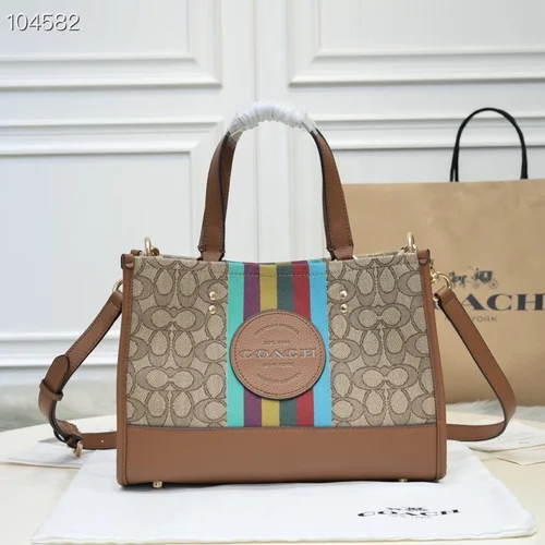 11 Coach Large Tote Bag Women Luxury Canvas Leather Designer