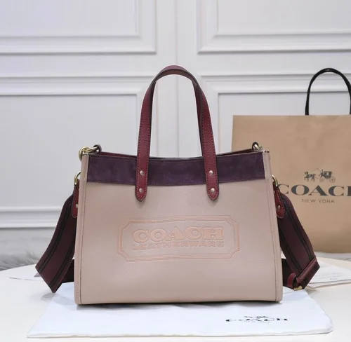 11 Coach Large Tote Bag Women Luxury Canvas Leather Designer