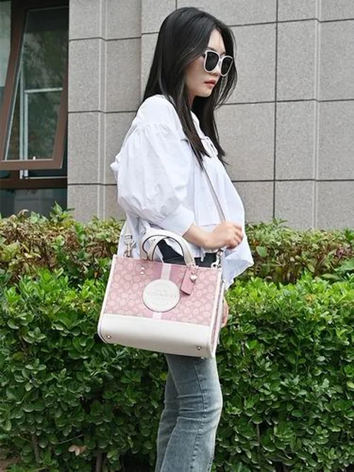 11 Coach Large Tote Bag Women Luxury Canvas Leather Designer