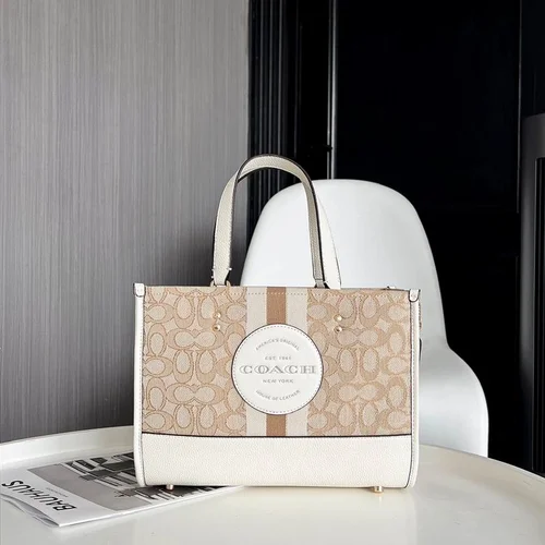 11 Coach Large Tote Bag Women Luxury Canvas Leather Designer