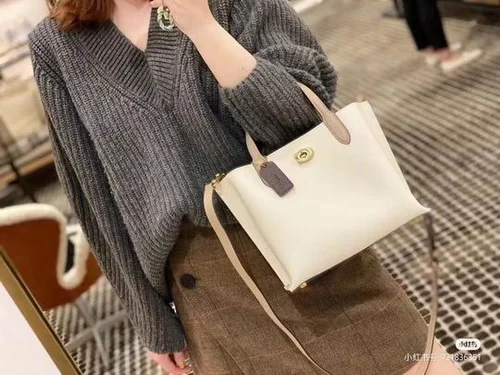 11 Coach Large Tote Bag Women Luxury Canvas Leather Designer