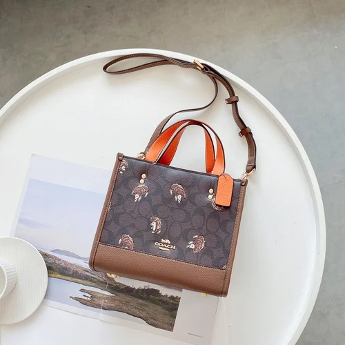 11 Coach Large Tote Bag Women Luxury Canvas Leather Designer