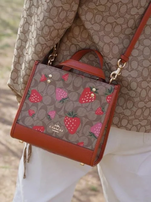 11 Coach Large Tote Bag Women Luxury Canvas Leather Designer