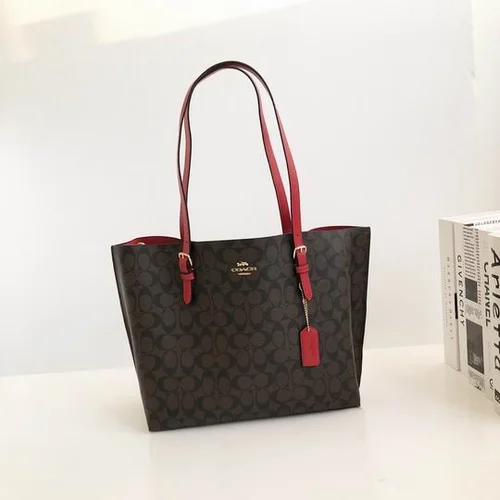 11 Coach Large Tote Bag Women Luxury Canvas Leather Designer