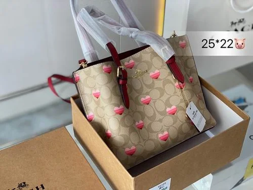 11 Coach Large Tote Bag Women Luxury Canvas Leather Designer