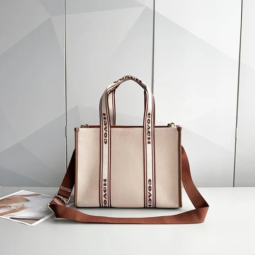 11 Coach Large Tote Bag Women Luxury Canvas Leather Designer