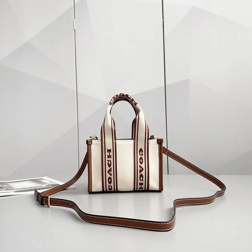 11 Coach Large Tote Bag Women Luxury Canvas Leather Designer