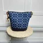 11 Coach Bucket Bag Small Drawstring Women Luxury Leather