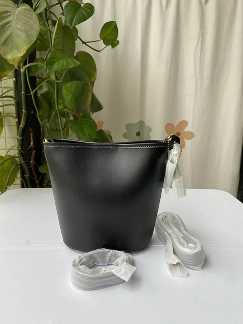 11 Coach Bucket Bag Small Drawstring Women Luxury Leather