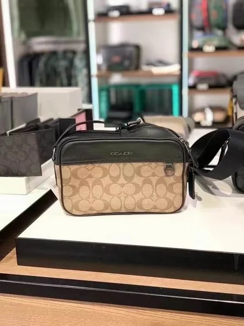11 Coach Men's Messenger Bag Crossbody Luxury Leather Designer