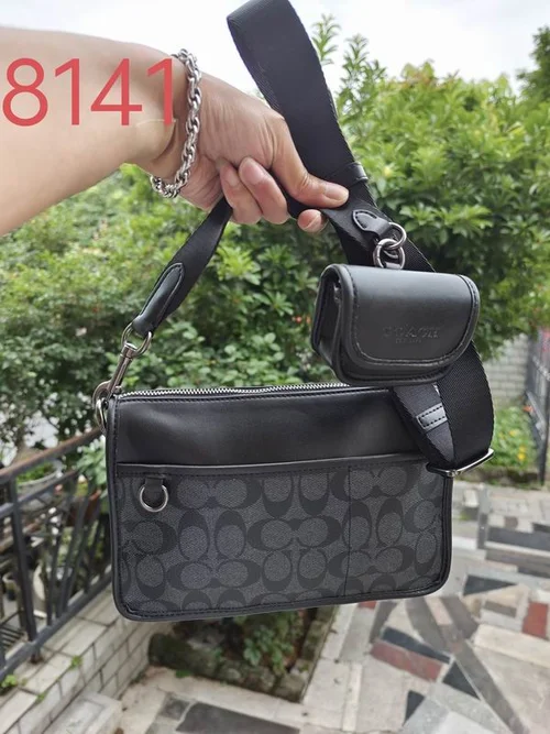 11 Coach Men's Messenger Bag Crossbody Luxury Leather Designer