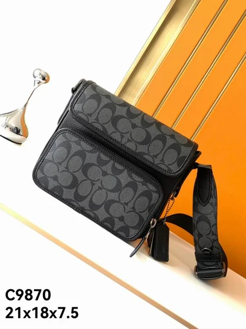 11 Coach Men's Messenger Bag Crossbody Luxury Leather Designer