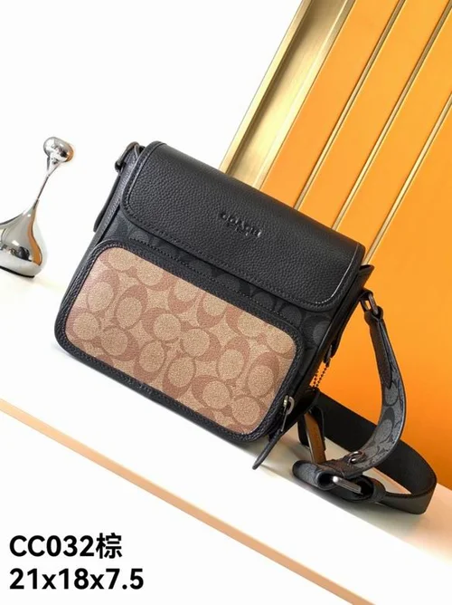 11 Coach Men's Messenger Bag Crossbody Luxury Leather Designer