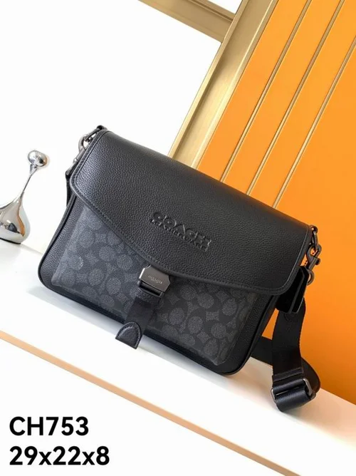 11 Coach Men's Messenger Bag Crossbody Luxury Leather Designer