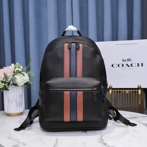 11 Coach Men's Backpack Large Nylon Leather Luxury Designer