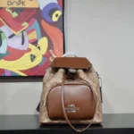 11 Coach Men's Backpack Large Nylon Leather Luxury Designer