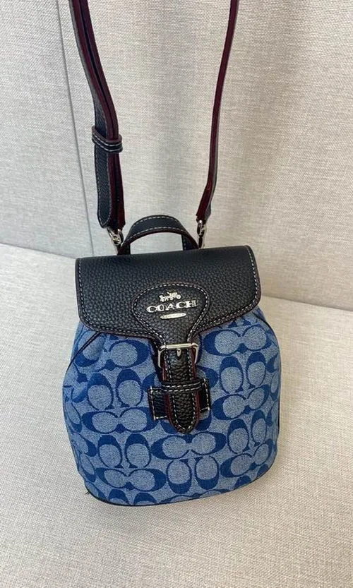 11 Coach Men's Backpack Large Nylon Leather Luxury Designer