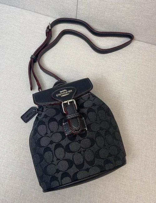 11 Coach Men's Backpack Large Nylon Leather Luxury Designer