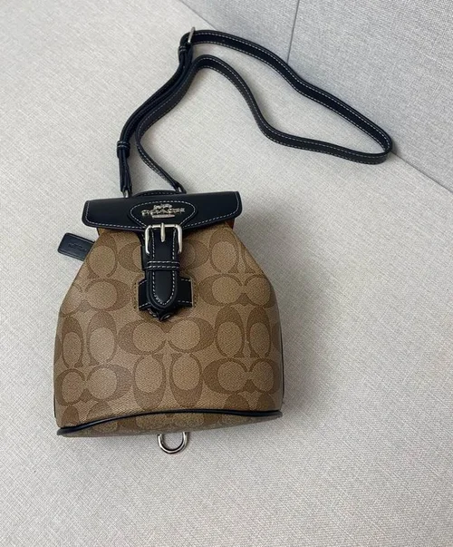 11 Coach Men's Backpack Large Nylon Leather Luxury Designer