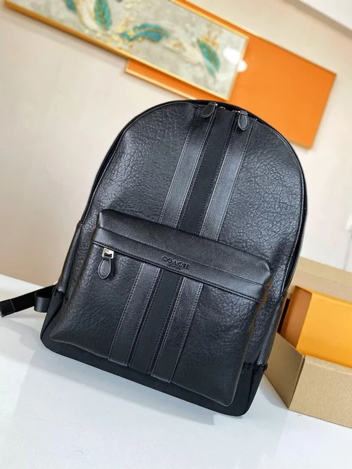 11 Coach Men's Backpack Large Nylon Leather Luxury Designer