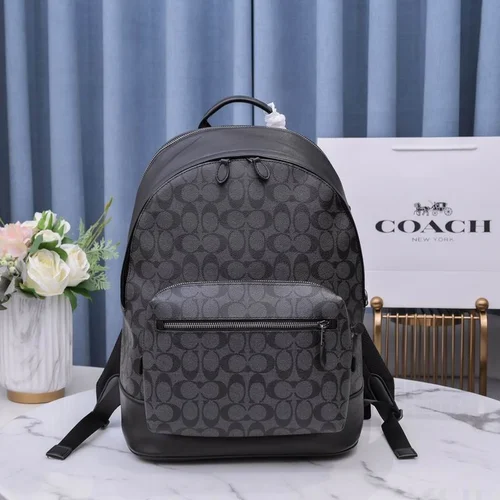 11 Coach Men's Backpack Large Nylon Leather Luxury Designer
