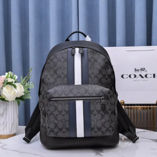 11 Coach Men's Backpack Large Nylon Leather Luxury Designer