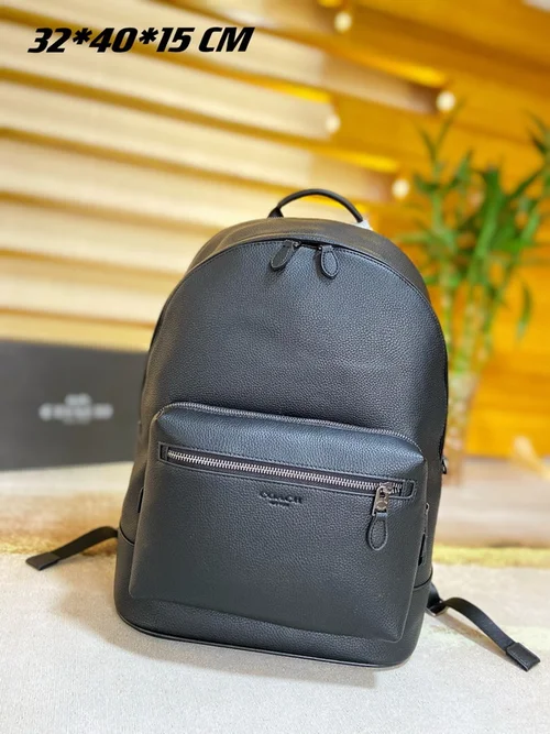 11 Coach Men's Backpack Large Nylon Leather Luxury Designer