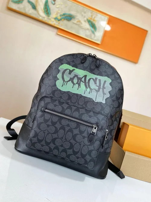 11 Coach Men's Backpack Large Nylon Leather Luxury Designer