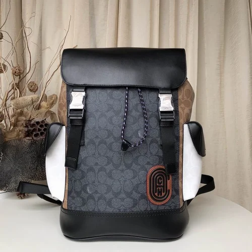 11 Coach Men's Backpack Large Nylon Leather Luxury Designer