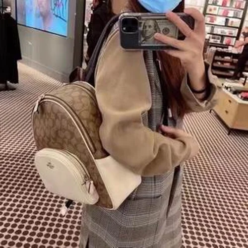 11 Coach Men's Backpack Large Nylon Leather Luxury Designer