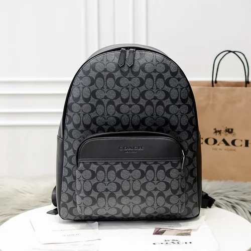 11 Coach Men's Backpack Large Nylon Leather Luxury Designer