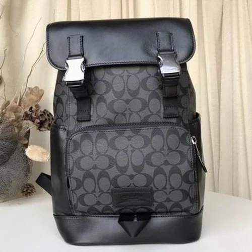 11 Coach Men's Backpack Large Nylon Leather Luxury Designer