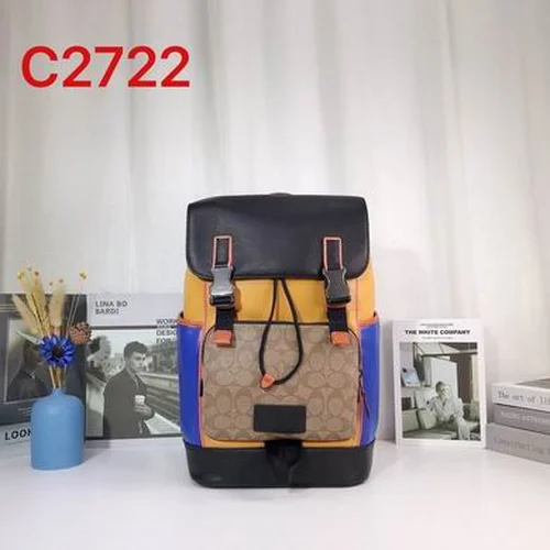 11 Coach Men's Backpack Large Nylon Leather Luxury Designer