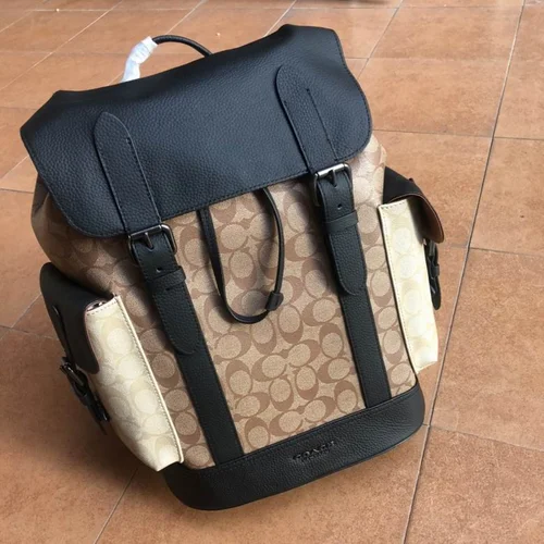 11 Coach Men's Backpack Large Nylon Leather Luxury Designer