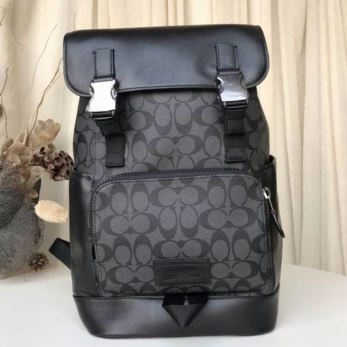 11 Coach Men's Backpack Large Nylon Leather Luxury Designer