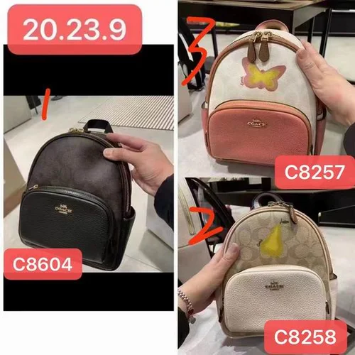 11 Coach Men's Backpack Large Nylon Leather Luxury Designer