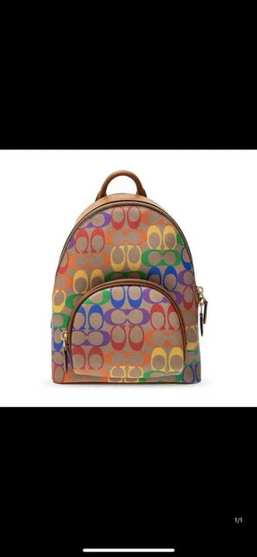 11 Coach Men's Backpack Large Nylon Leather Luxury Designer