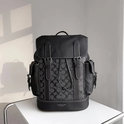 11 Coach Men's Backpack Large Nylon Leather Luxury Designer