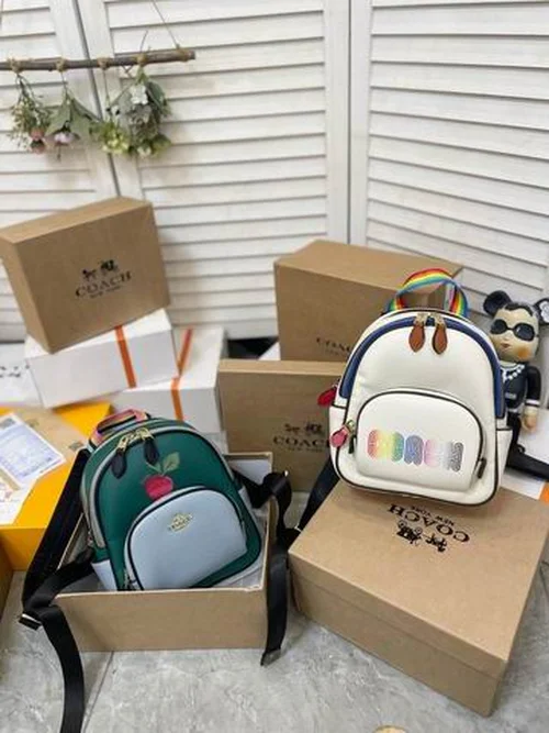 11 Coach Men's Backpack Large Nylon Leather Luxury Designer