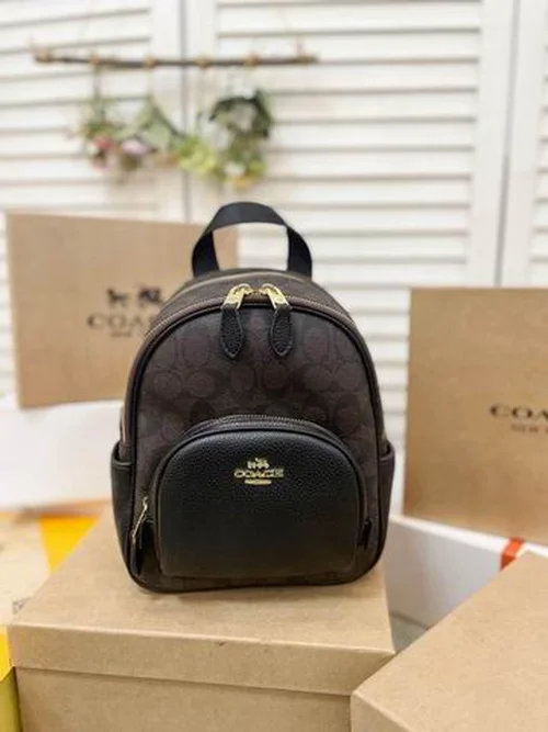 11 Coach Men's Backpack Large Nylon Leather Luxury Designer