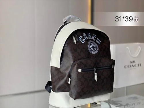 11 Coach Men's Backpack Large Nylon Leather Luxury Designer