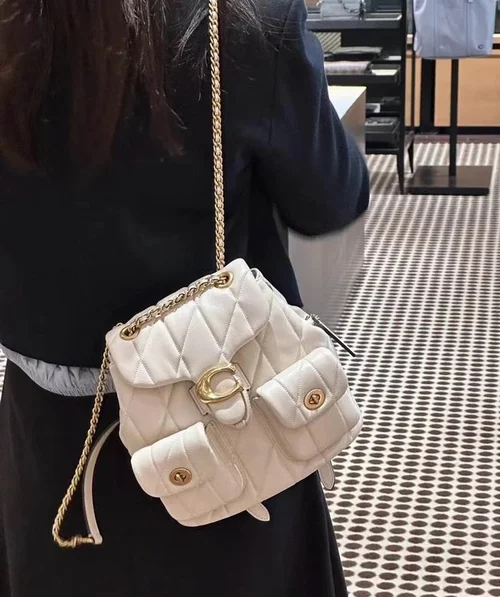 11 Coach Men's Backpack Large Nylon Leather Luxury Designer