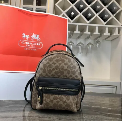 11 Coach Men's Backpack Large Nylon Leather Luxury Designer