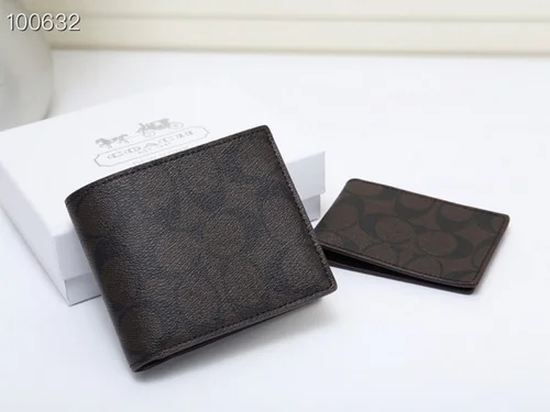 11 Coach Women's Wallet Luxury Leather Bifold Designer