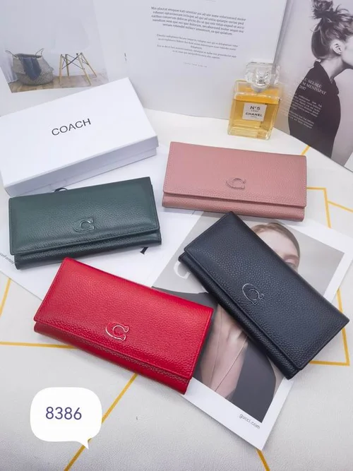 11 Coach Women's Wallet Luxury Leather Bifold Designer