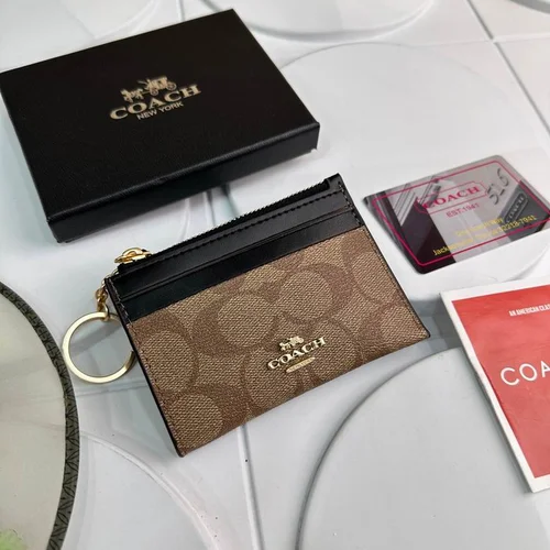 11 Coach Women's Wallet Luxury Leather Bifold Designer