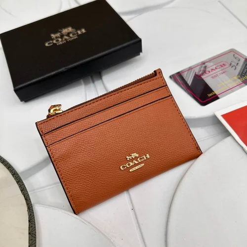 11 Coach Women's Wallet Luxury Leather Bifold Designer