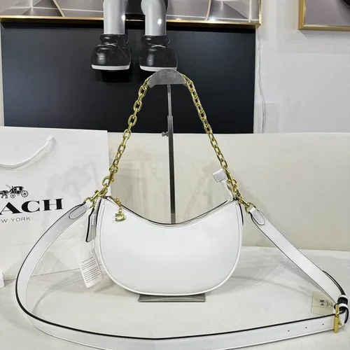 Coach Half Moon Small Shoulder Bag Women Luxury Designer