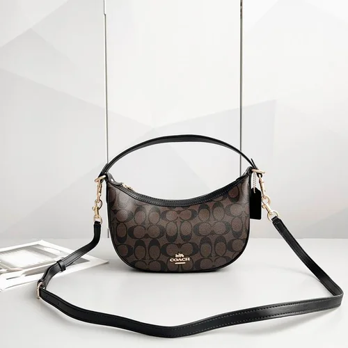 Coach Half Moon Small Shoulder Bag Women Luxury Designer